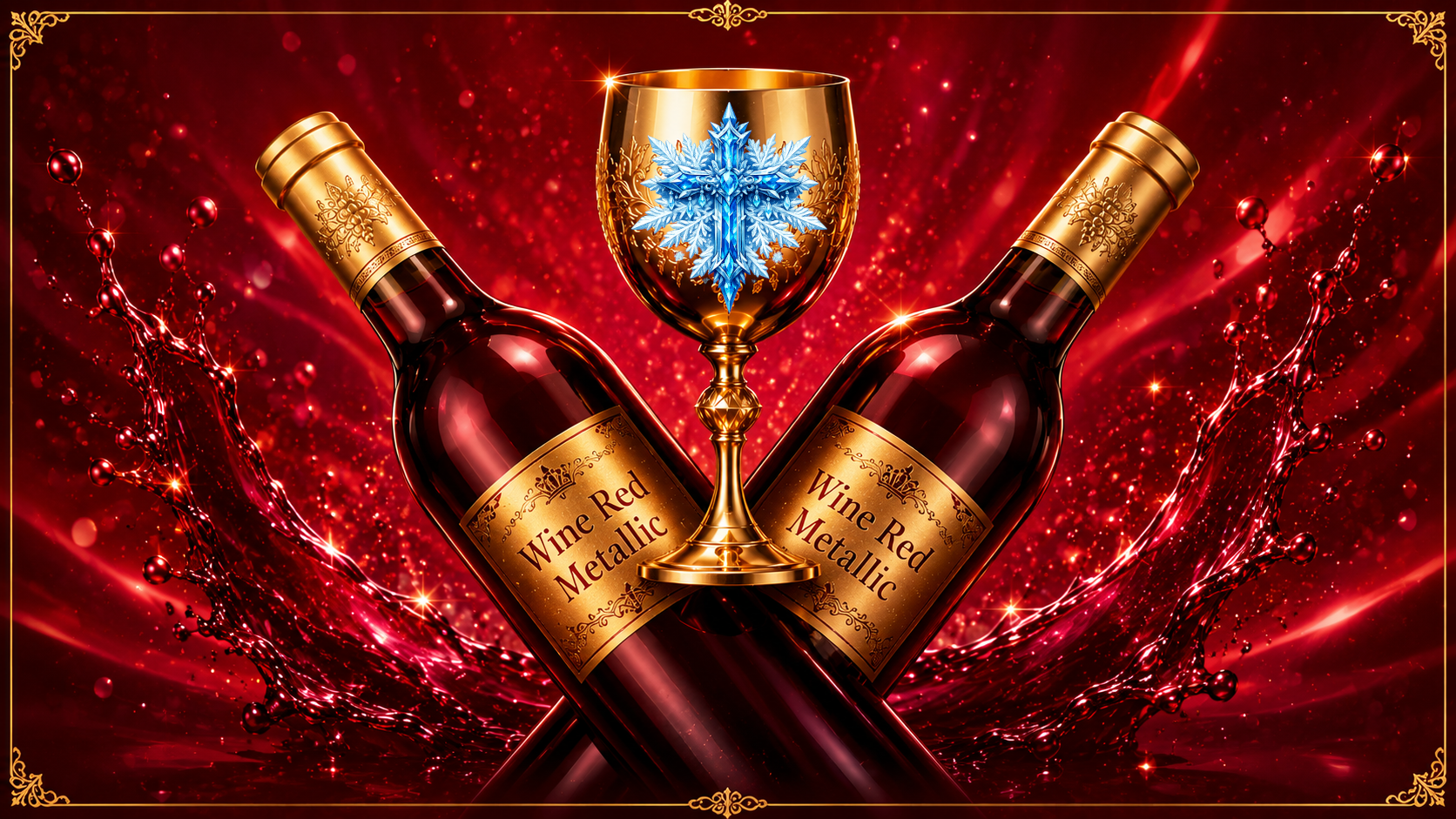 WineRedMetallicStudio